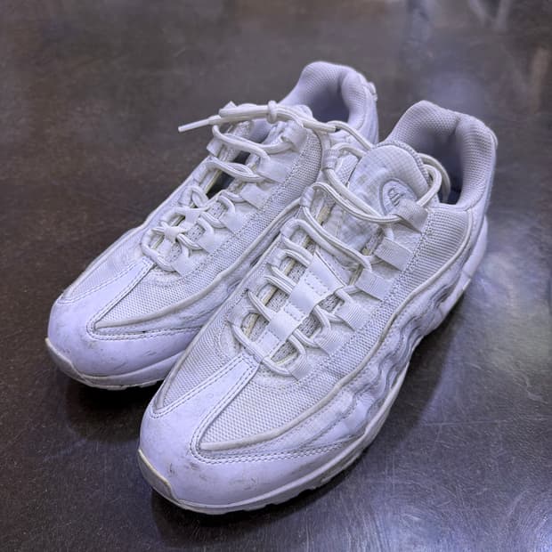 나이키 에어맥스95 에센셜 트리플화이트 슈즈 260