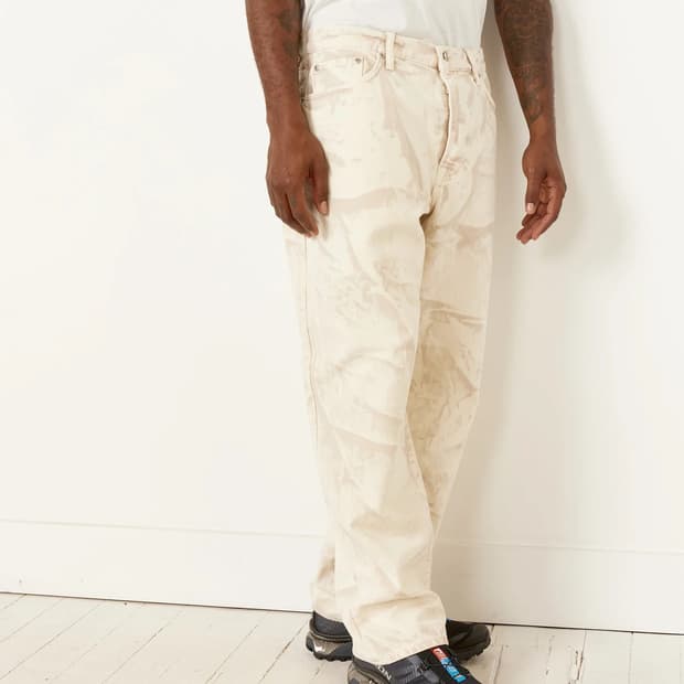 Stussy Distressed Canvas Big Ol Jean