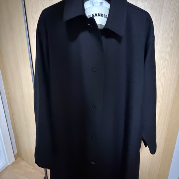 질샌더 오버사이즈 싱글 코트 (46)