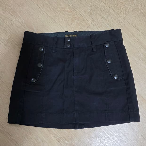 폴로랄프로렌 빈티지 치노 미니 스커트 블랙 25