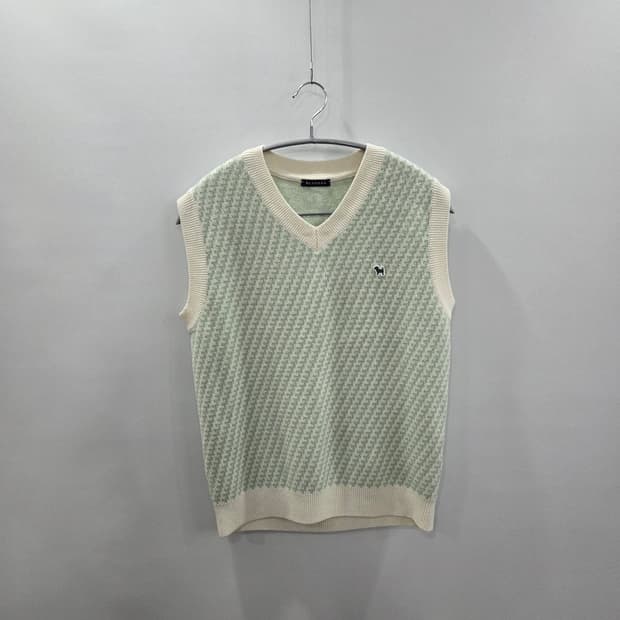 블루독 키즈 브이넥 니트 베스트 12