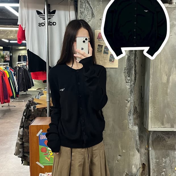 지방시 가디건 블랙 L #csz1406