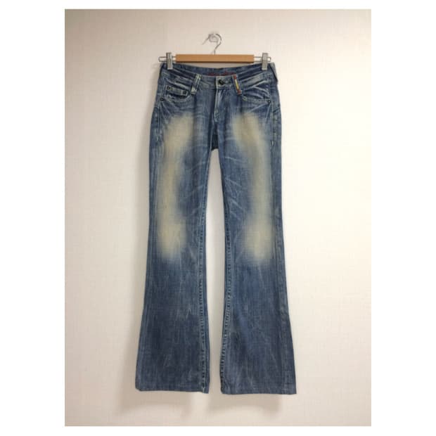 빈티지 중청 데님 부츠컷 팬츠