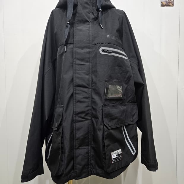 미하라 야스히로 블랙 후드 자켓 gu