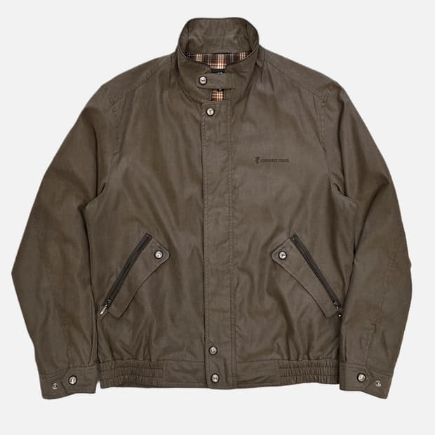 dark khaki harrington jacket