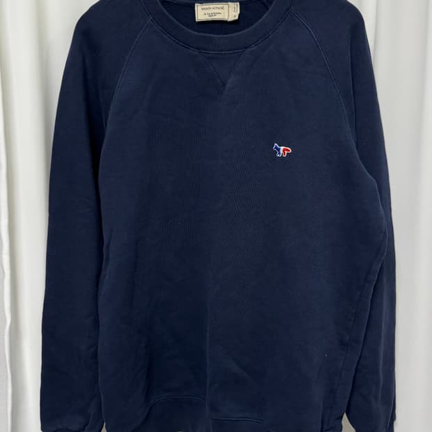 메종키츠네 트리컬러폭스 맨투맨