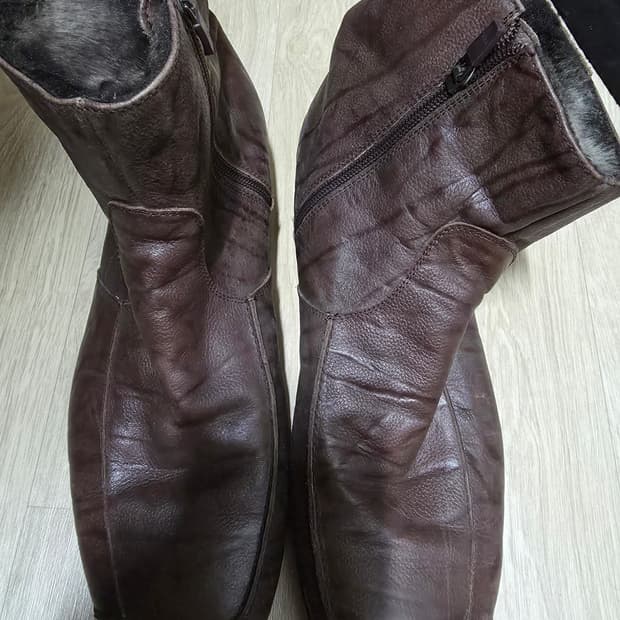 미소페가죽방한부츠 265