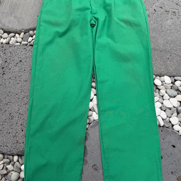 1990s TSD KELLY GREEN FRENCH 그린 프렌치워크팬츠