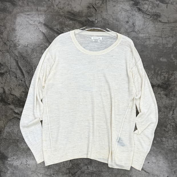 이자벨마랑 린넨 믹스 라운드 니트