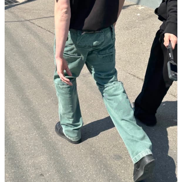 플라스틱 프로덕트 mpa bag pants 에메랄드 s
