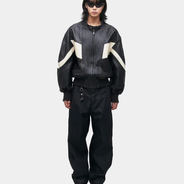 쿠어 빈티지 레더자켓