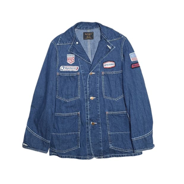 히스테릭글래머 킨키진즈 데님 커버올