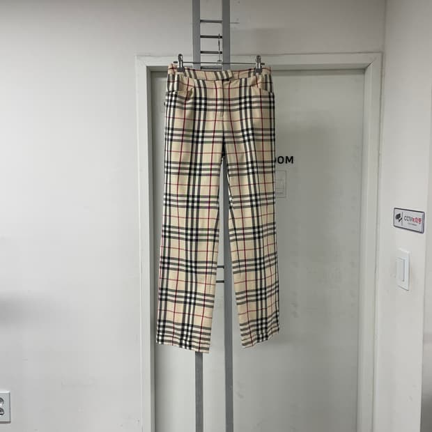 버버리 노바 체크 팬츠 베이지 M(W)