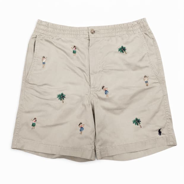 폴로 랄프로렌 자수 하와이안 쇼츠 S (스트레치 클래식핏)