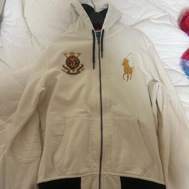 빈티지 폴로 후드집업