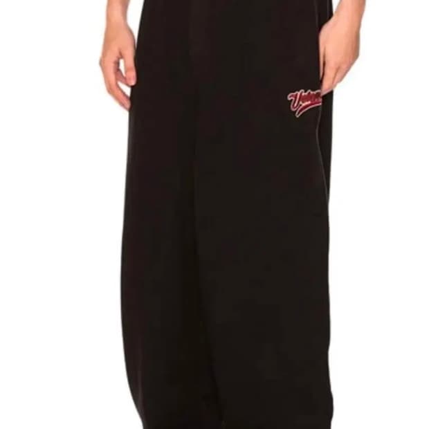 베트멍 엠브로이드 배기핏 스웻팬츠 xs사이즈