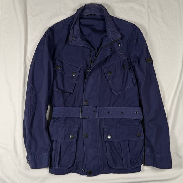 바버 인터네셔널 코튼 집업 자켓