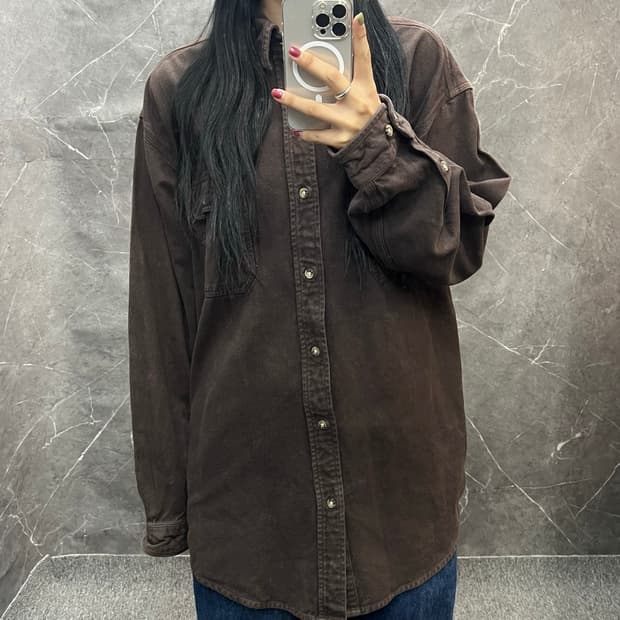 칼하트 단색 긴팔셔츠 s390
