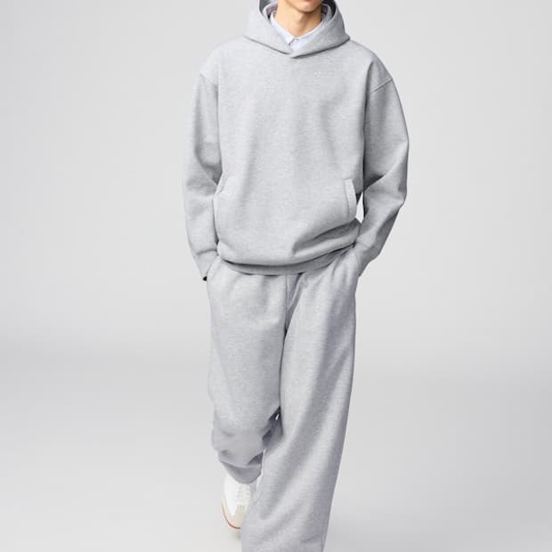 유니클로 c 스웨트 팬츠 그레이 xl