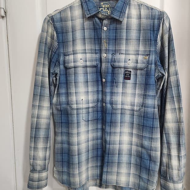 디젤 체크셔츠m