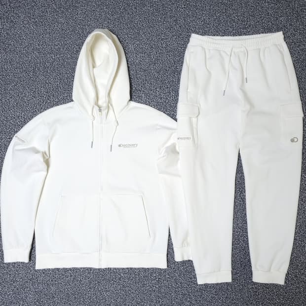 [무료배송][100]디스커버리 남성용 카고 포켓 트레이닝 상하세트