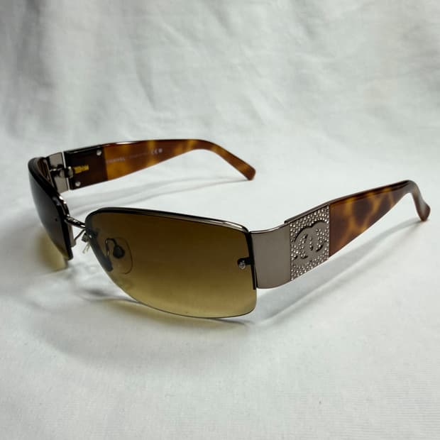 빈티지 샤넬 레오파드 선글라스
