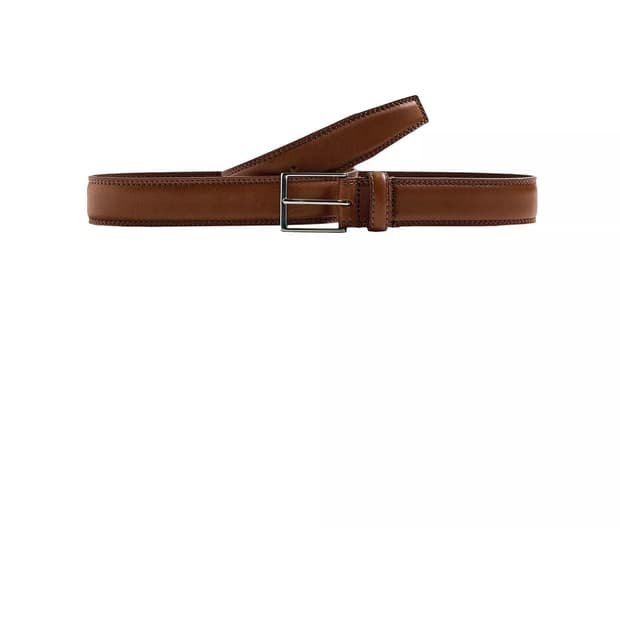 새상품) ZARA 가죽 벨트 브라운 S