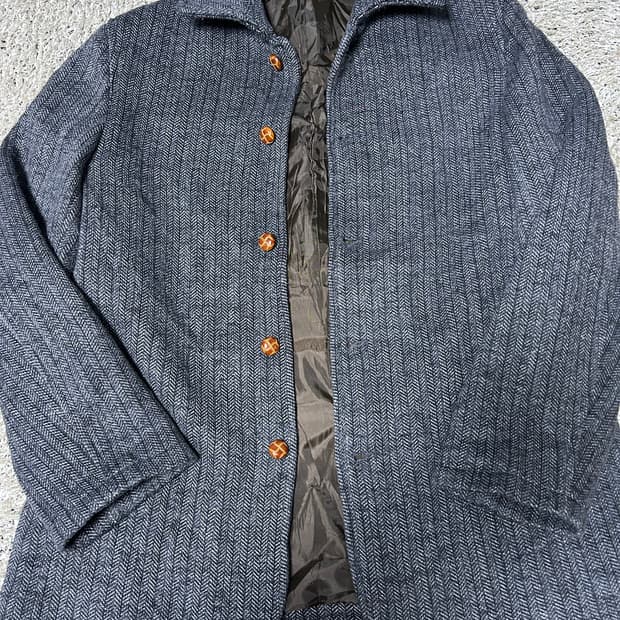 일본판 허쉬파피 해링본 코트 사이즈 105~110