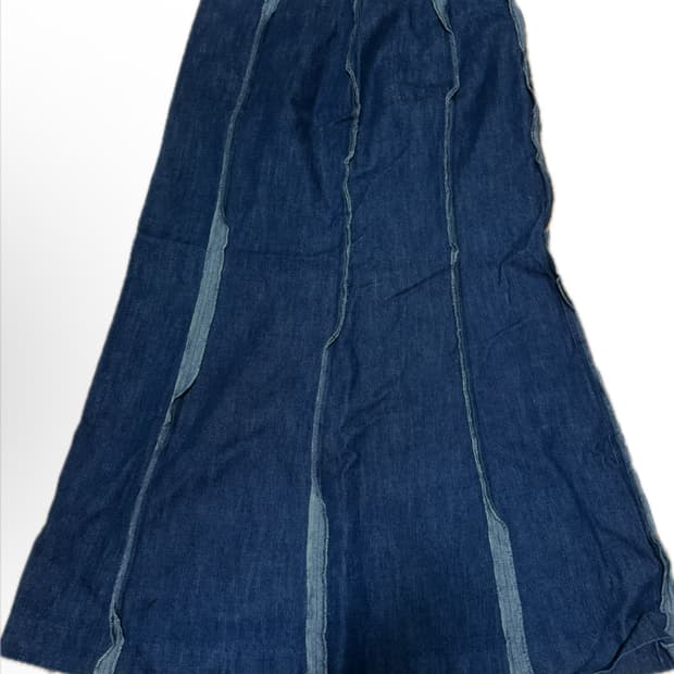 빈티지 롱스커트 청