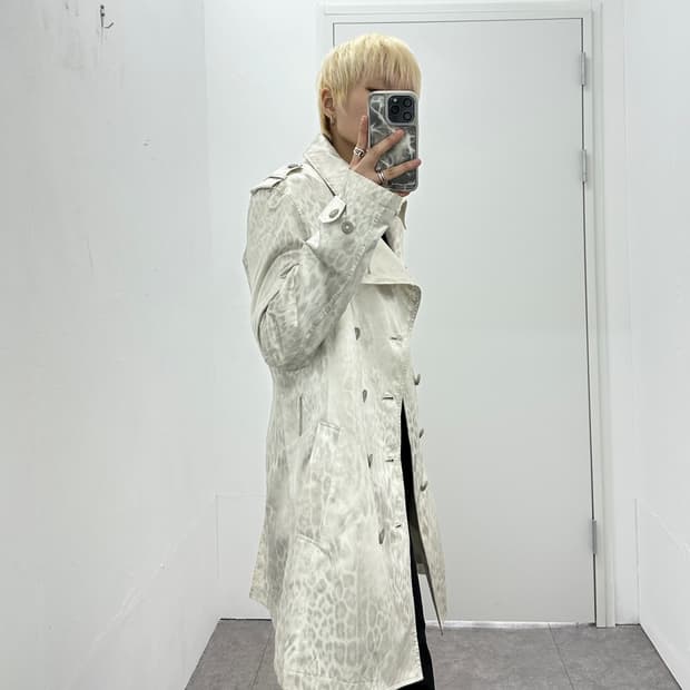 Tornado Mart poly satin leopard jacket 