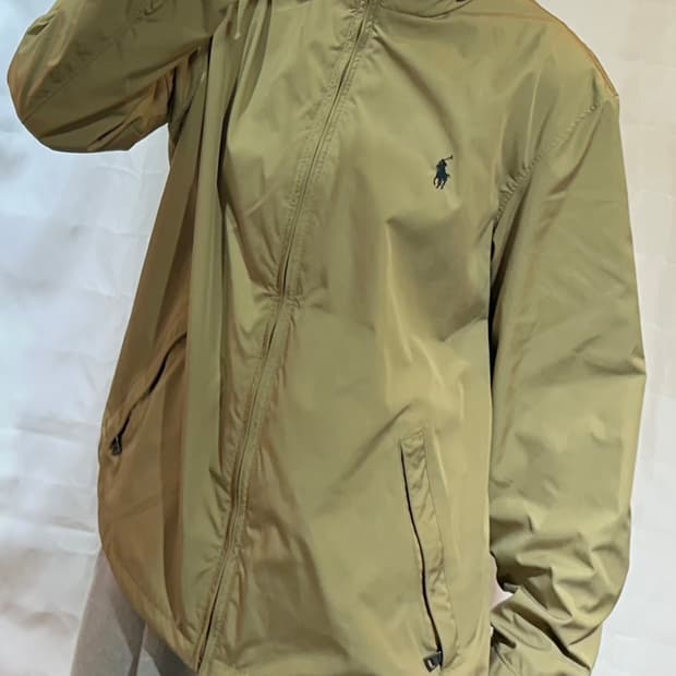폴로랄프로렌 베이지 나일론 페리 자켓