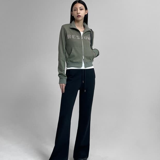 블랙업 비엔트 부츠컷 트레이닝 팬츠