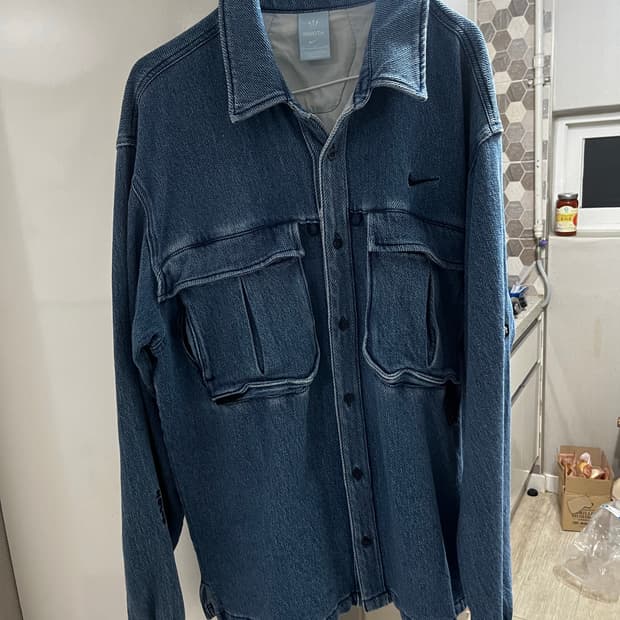 나이키X드레이크 녹타 패드 데님셔츠