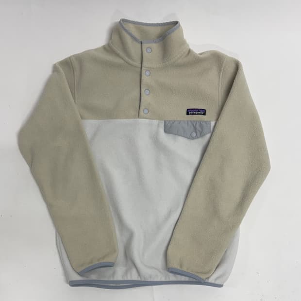 빈티지 파타고니아 신칠라 스냅티 아이보리/베이지 우먼즈S