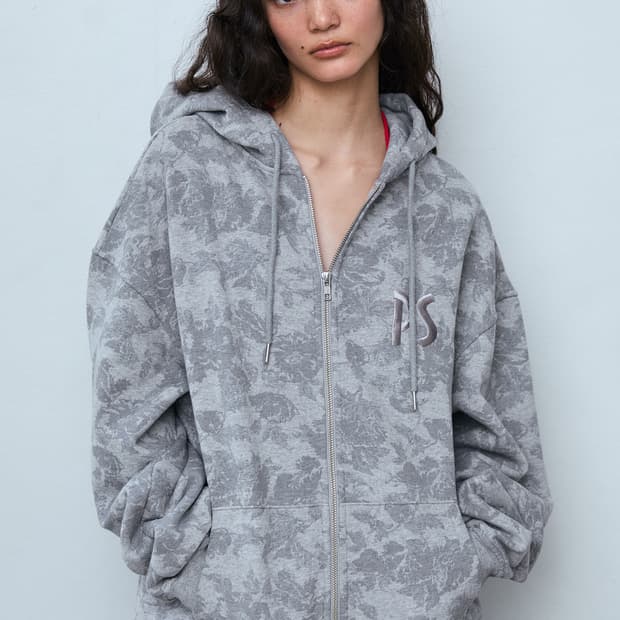 Vintage Flower Oversized Hoodie 