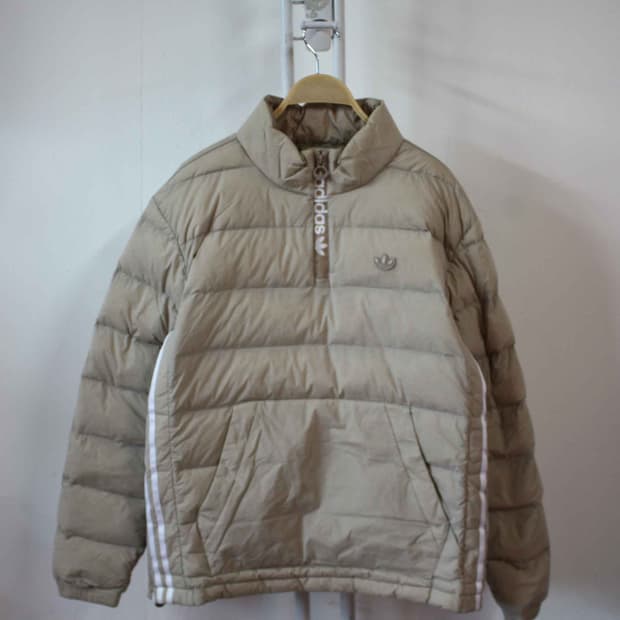 W-3713/아디다스 정품 남성용 다운 하프집업 L