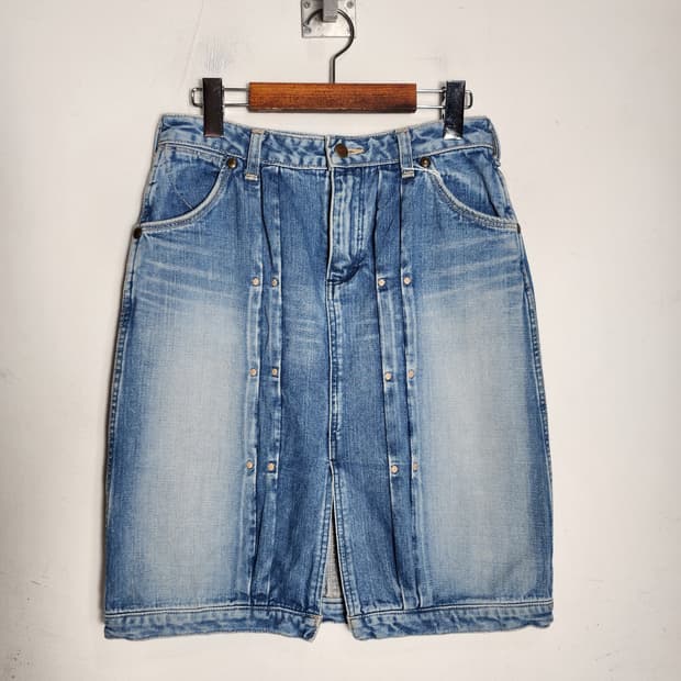 랭글러 빈티지 데님 스커트