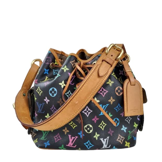 정품 루이비통 M42230 멀티 블랙 쁘띠노에 숄더백