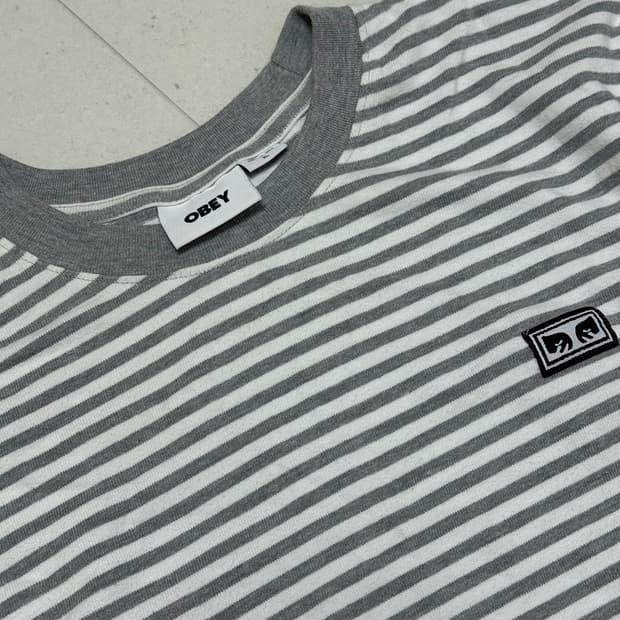 Obey EST. WORKS EYES LS STRIPE SHIRT