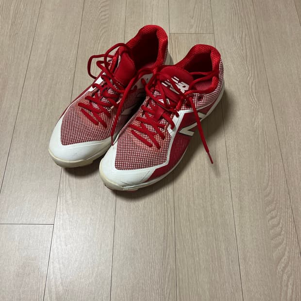 뉴발란스 야구화 스파이크 레드 270