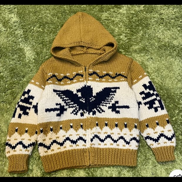 빈티지 울 헤비 코위찬