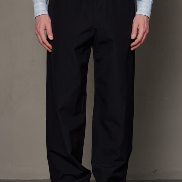 (4) AURALEE HIGH COUNT WOOL POPLIN PANTS