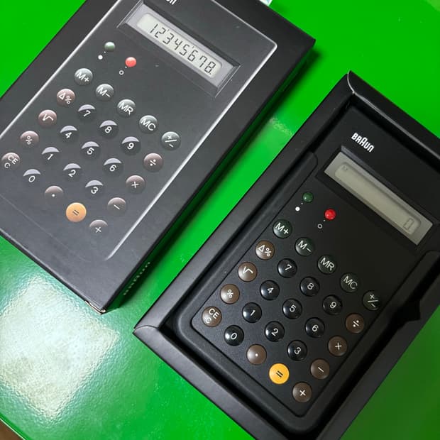 브라운 Braun 계산기 / 독일 베를린 구매 