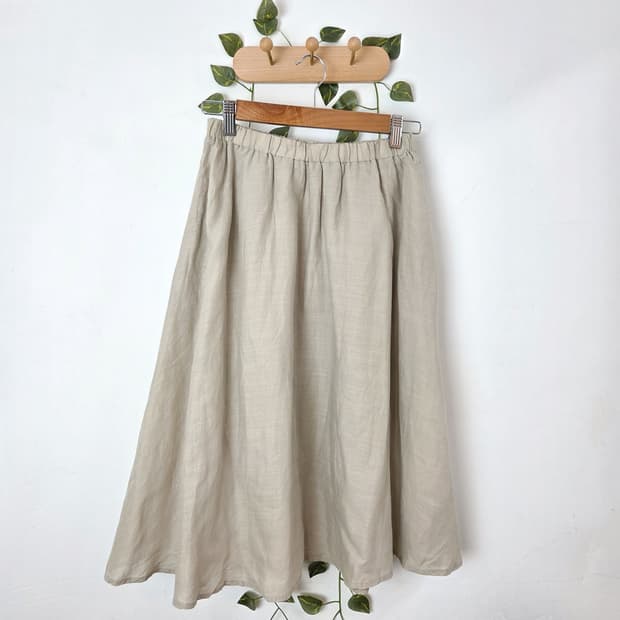 린넨 데일리 스커트