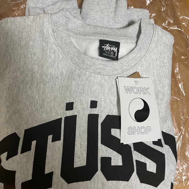 스투시 아워레가시 맨투맨 헤더그레이 M