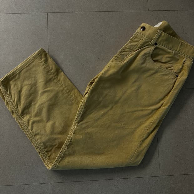 fw22 ald micro cord relaxed cream