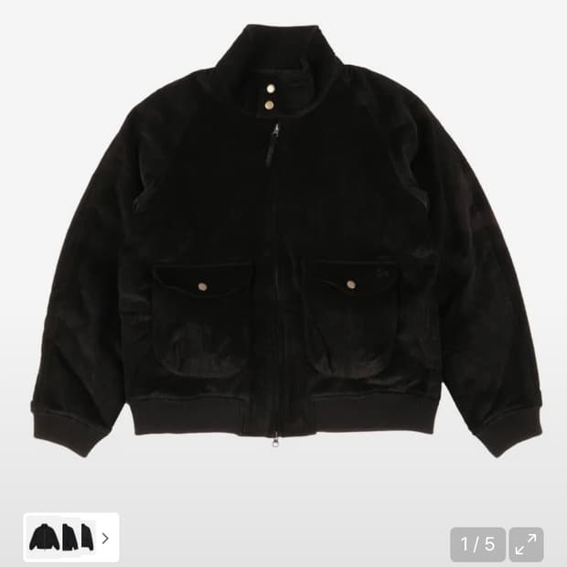 이알티알 Frontier Corduroy Harrington Jacket