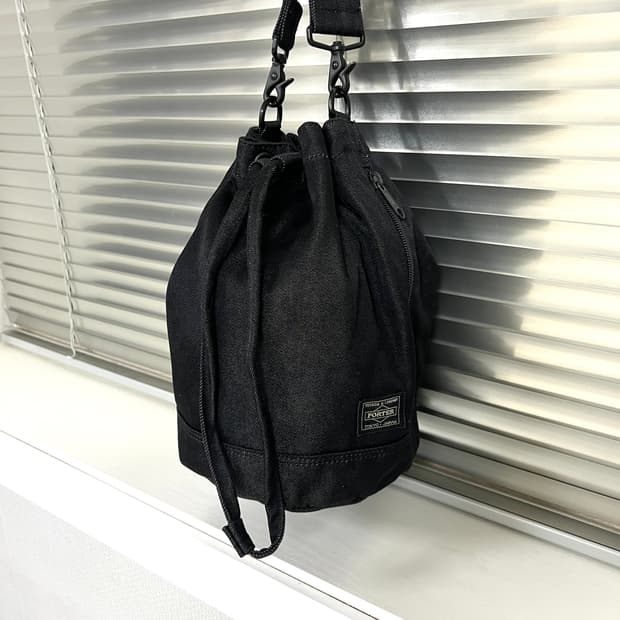 HEAD PORTER-DENIM TOTE BAG (Black) 