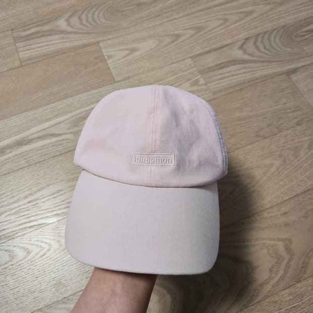 [56] Lululemon 룰루레몬 핑크 볼캡 모자