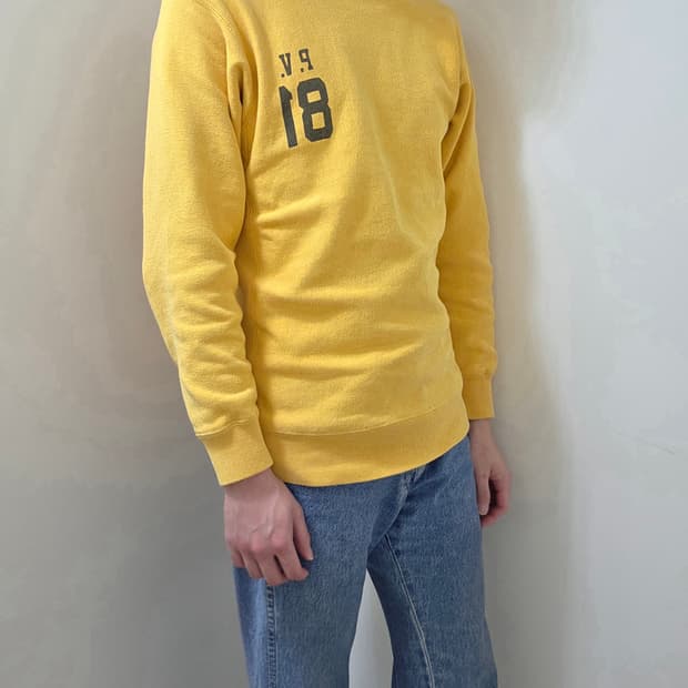 KRIFF MAYER 옐로우 럭비 티셔츠